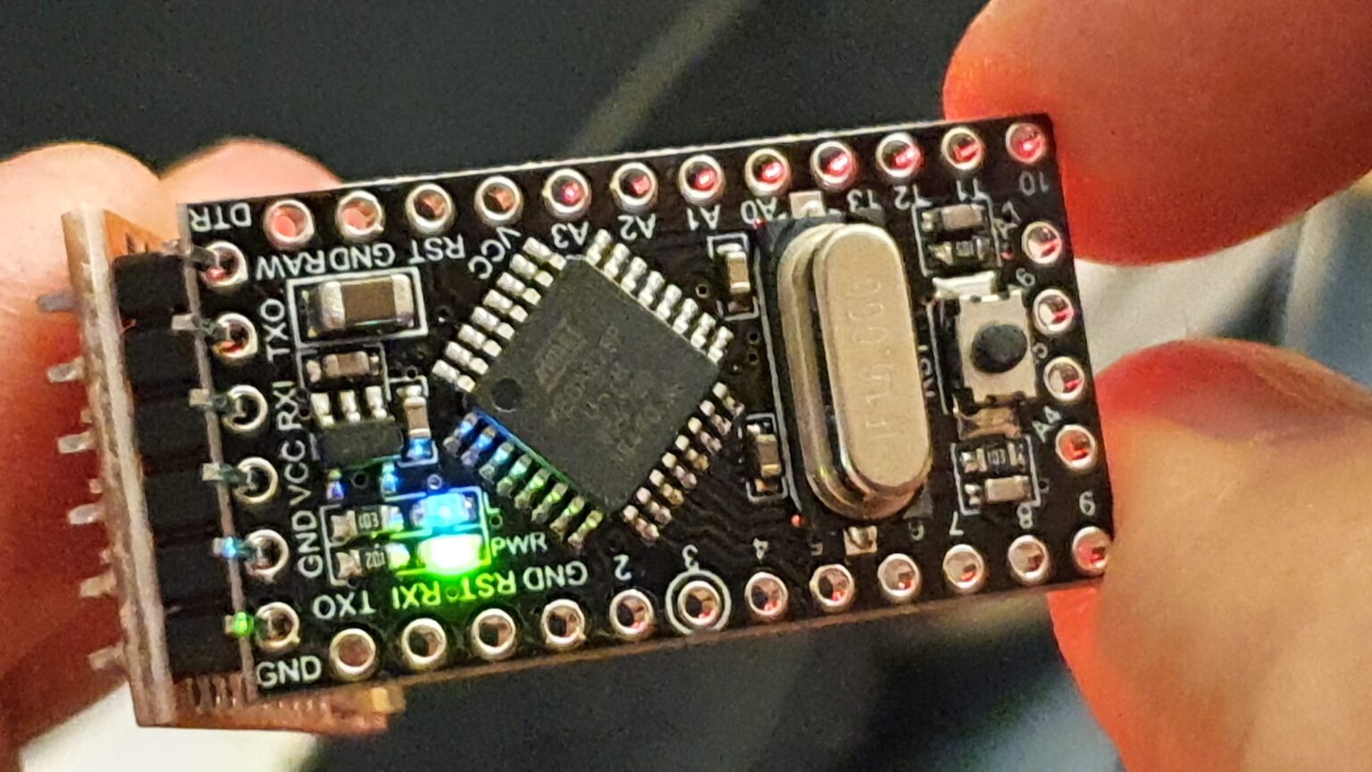 Marquee on a 8×8 LED Matrix Display run by a Battery powered Arduino ...